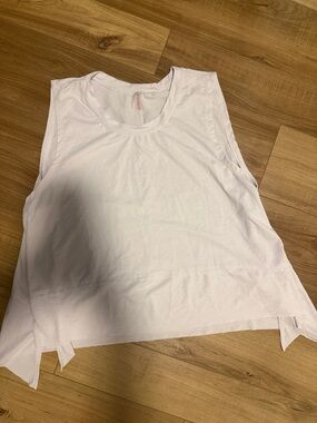 FP Movement by Free People White Sleeveless Crop Tank